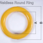 Weldless round ringDM
